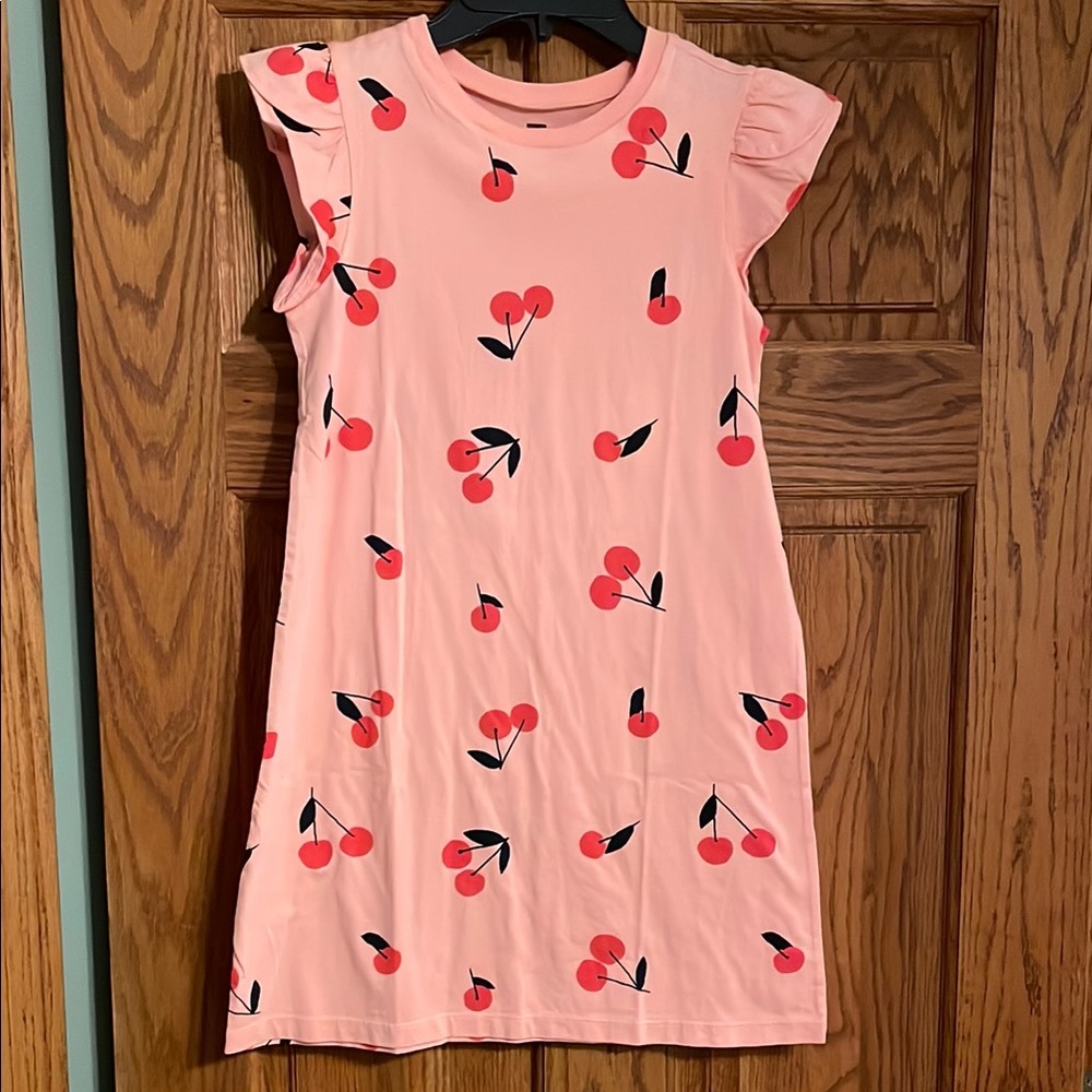 Tea Collection Pink Cherry Dress